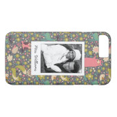 Je foto toevoegen | Cute Forest Animals Patroon Case-Mate iPhone Case (Achterkant (Horizontaal))