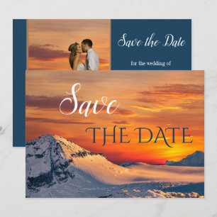 Je foto Winter Wonderland Save the Date Card