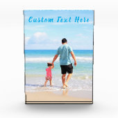 Je fotoblok gepersonaliseerd met aangepaste tekst (Voorkant)