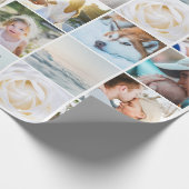 Je foto's aangepaste Collage Modern Cadeaupapier (Hoek)