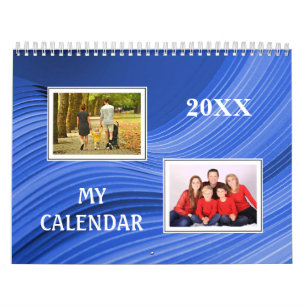 Je foto's met seizoensgebonden lijsten kalender