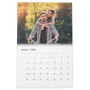 Je foto's op elke paginalender kalender