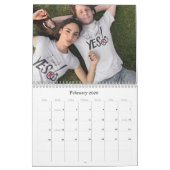 Je foto's op elke paginalender kalender (Feb 2026)