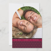 Je fotoweddenschap nodigt uit... ik trouw met mijn kaart (Voorkant)