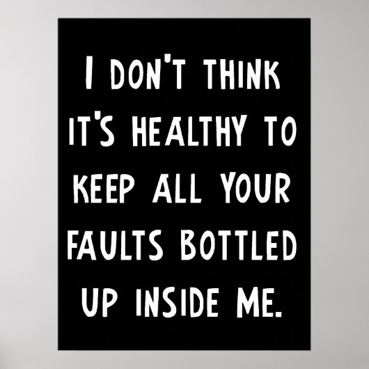 Je fouten Funny Poster (Voorkant)