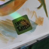 Je freine pour tortues Sticker Carré