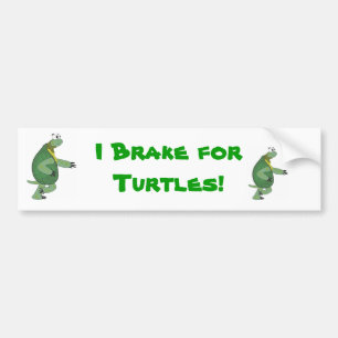 Je freine pour Turtles Bumper Sticker