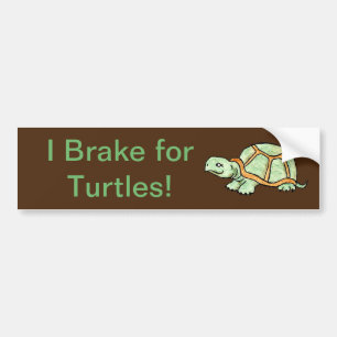 Je freine pour Turtles Bumper Sticker