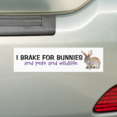 Je Freins Pour Bumper Sticker Bunnies (En voiture)