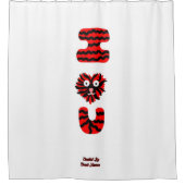 Je Fuzzy U Douche rideau (Devant)