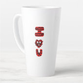 Je Fuzzy U Grosse Mug Latte (Angle gauche)