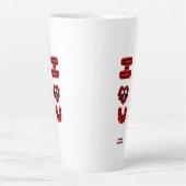 Je Fuzzy U Grosse Mug Latte (Devant)