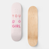 Je gaat meisjes - Motivatie prijsopgave Skateboard (Voorkant)