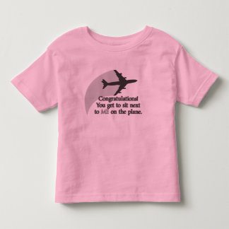 Je gaat naast me zitten op het vliegtuig kinder shirts