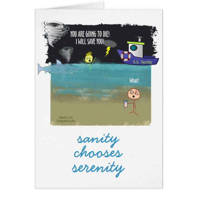 Je gaat sterven! Ik zal je redden! (Voorkant)