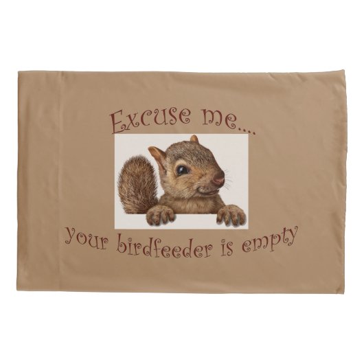 Je geboorte is leeg kussensloop (Achterkant)