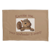 Je geboorte is leeg kussensloop (Voorkant)