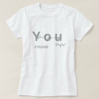 Je geeft de perfecte sterke basis niet op t-shirt