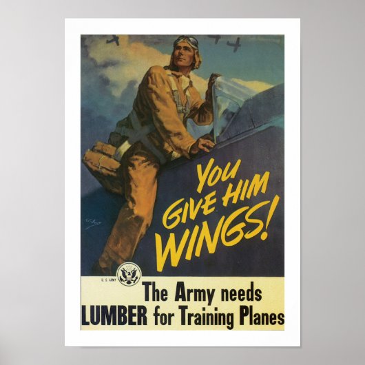 Je geeft hem Wings. Poster (Voorkant)