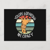 Je geeft me gek. briefkaart (Voorkant)