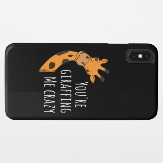 Je geeft me gek. Case-Mate iPhone case (Achterkant (horizontaal))