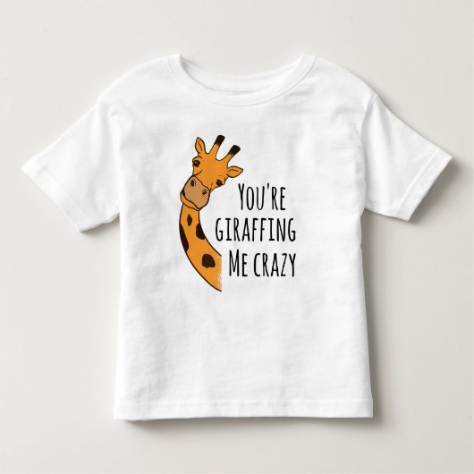 Je geeft me gek. kinder shirts (Voorkant)