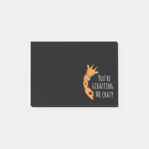 Je geeft me gek. post-it® notes