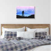 Je geeft me vlinders canvas afdruk (Insitu (Slaapkamer))