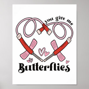 Je geeft me vlinders flebotomist PBT Valentijn Poster