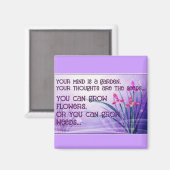 Je geest is een tuin magneet (Voorkant / Achterkant)