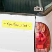 ~ Je geest openen ~ Bumpersticker (Op Truck)