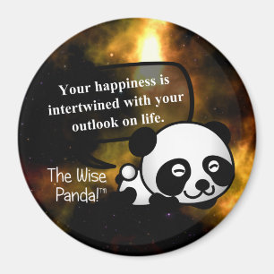 Je geluk hangt af van je visie op het leven magneet