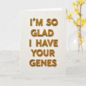Je Genen Liefhebben Vaderdagkaart Kaart (Gele Bloem)