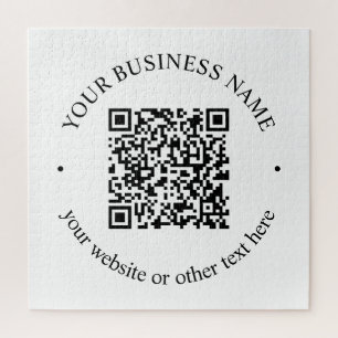 Je geüploade QR-code Plus bewerkbare circulaire te Legpuzzel