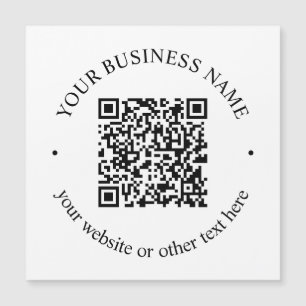Je geüploade QR-code Plus bewerkbare cirkelvormige