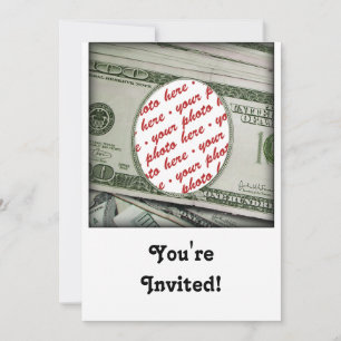 Je gezicht op de rekening van 100 dollar! Add-A-fo Kaart