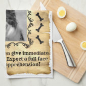 Je gezochte hond theedoek (Quarter Fold)