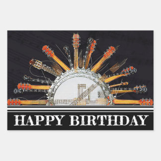 JE GITAARSNAREN IN DE ZON INPAKPAPIER VEL