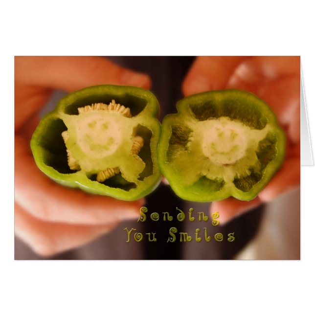 Je glimlach sturen (Voorkant Horizontaal)