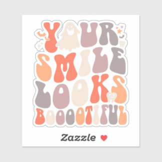 JE GLIMLACH ZIET ER PRACHTIG UIT STICKER