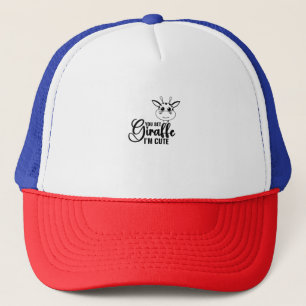 Je gokt Giraffe ik ben Schattige, grappig Baby, ba Trucker Pet