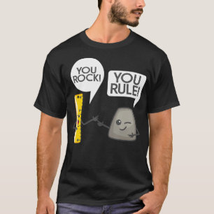 Je goot je regelaar met grote Rocker en Ruler Gif T-shirt