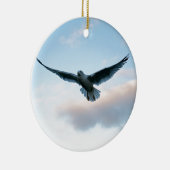 Je gratis gewoon LIke Jonathan Livingston Keramisch Ornament (Rechts)