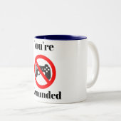 Je grond tweekleurige koffiemok (Voorkant rechts)