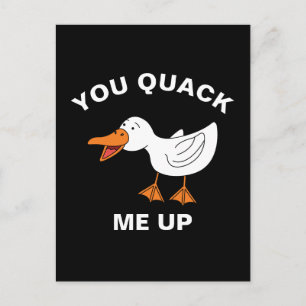 Je haalt me op de grappige veeteelt en de duivel briefkaart