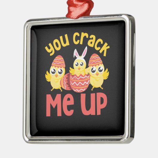 Je haalt me paaskip op. metalen ornament (Links)