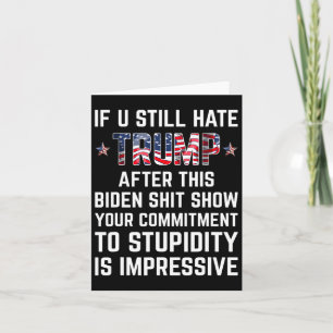 Je haat Trump nog steeds na dit Biden Show Funny 2 Kaart
