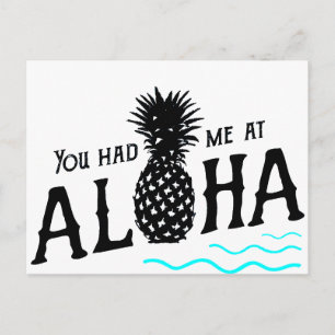 JE HAD ME BIJ ALOHA BRIEFKAART