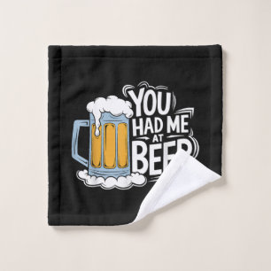 Je had me bij Beer. Washandje