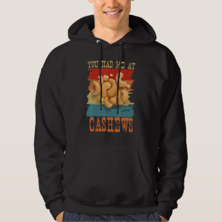 Je had me bij cashewnoten Funny Retro Sunset Cashe Hoodie